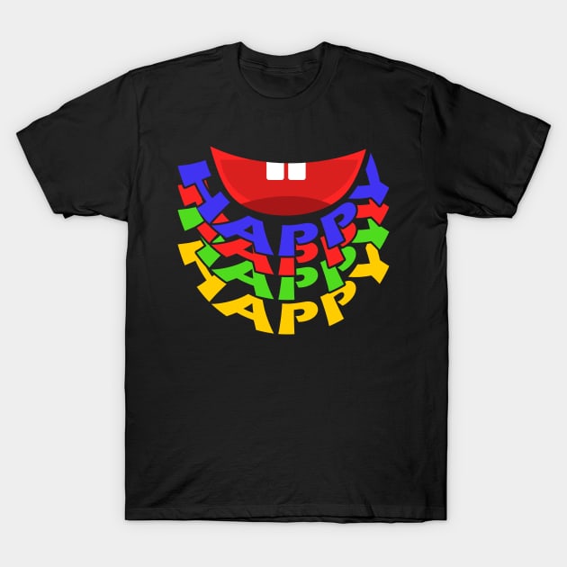 Happy happy T-Shirt by Capturedtee